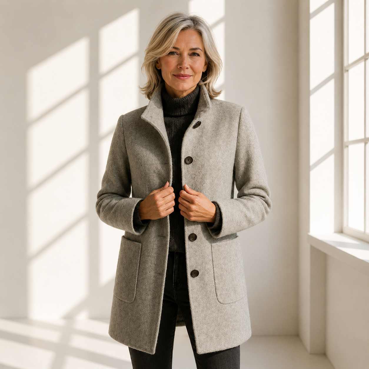 Eleonora | Midi-cut wool coat
