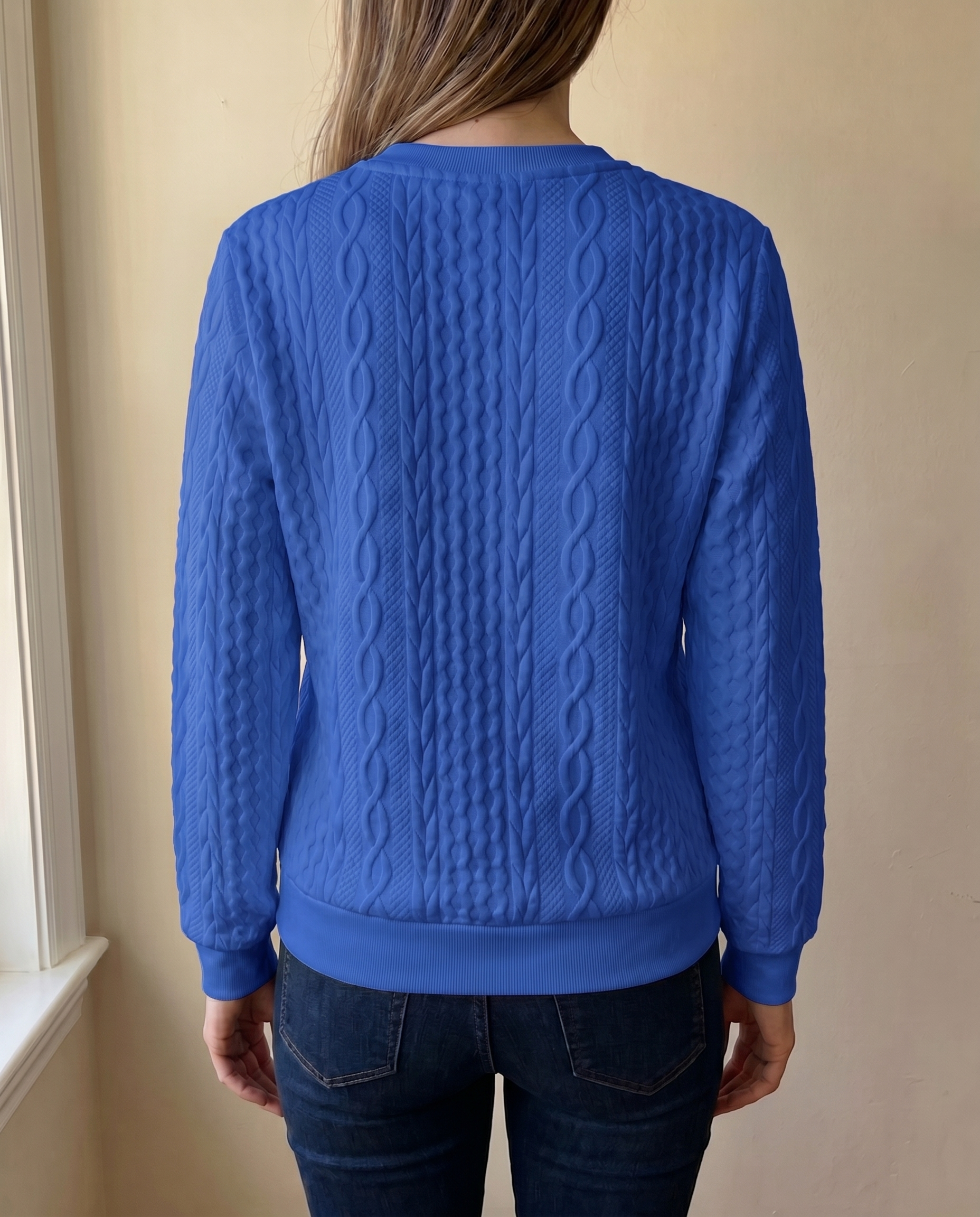 Textured Zipper Sweatshirt – Stylish & Comfy